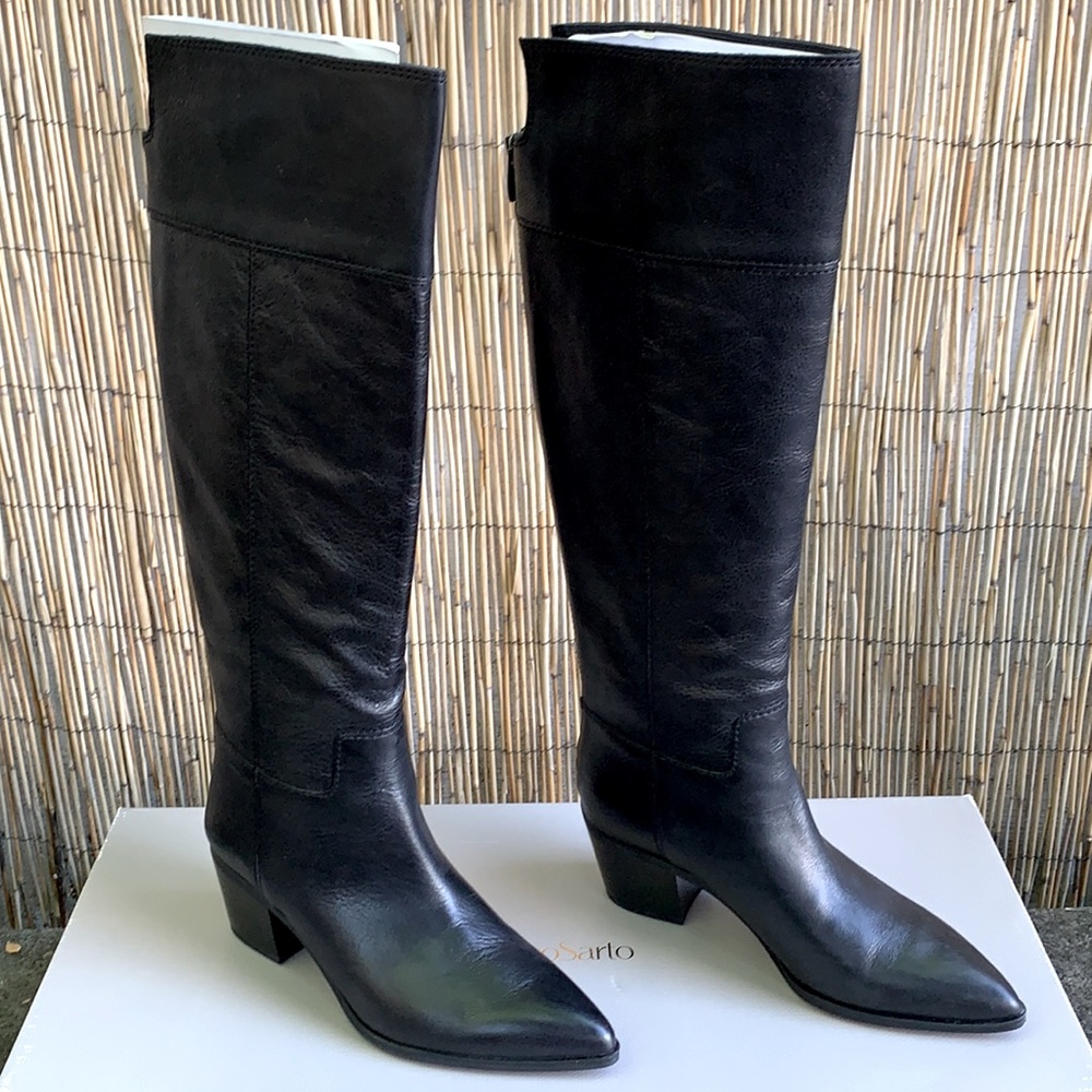Franco Sarto Black Riding Boot